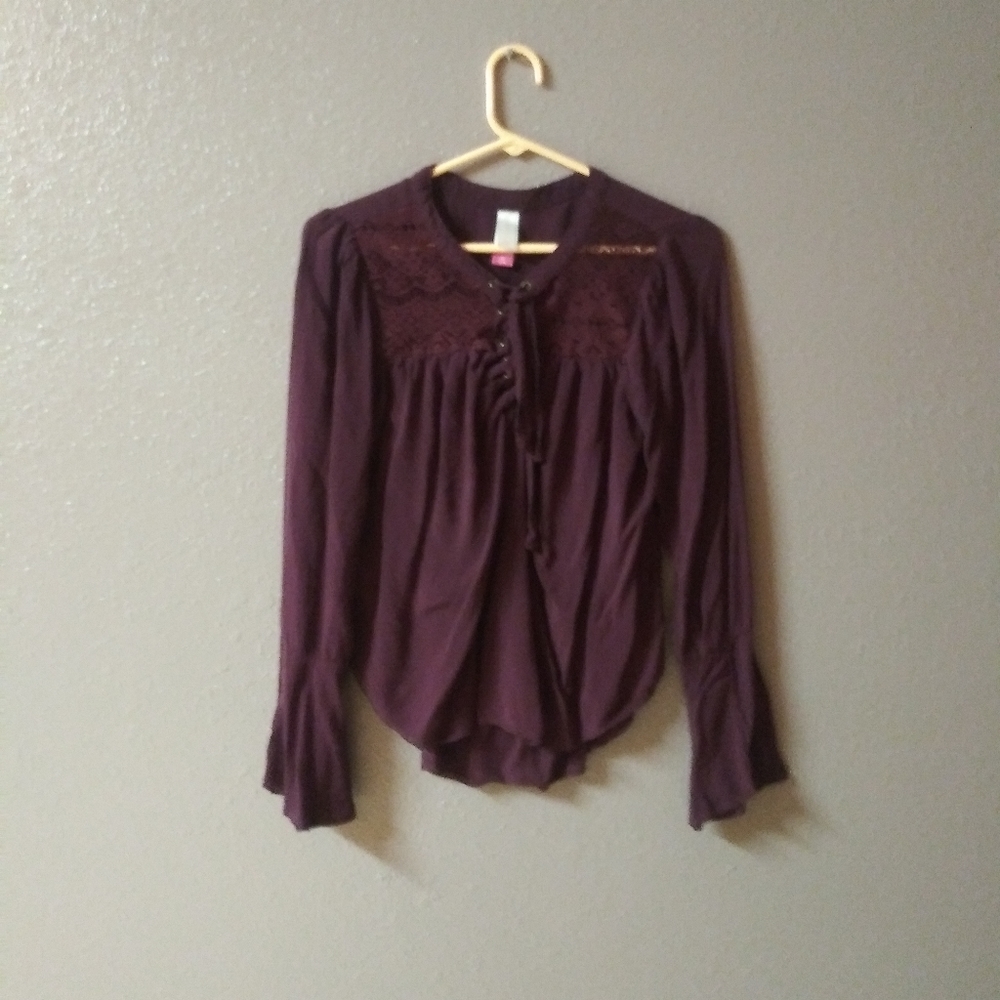 Maroon blouse
